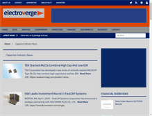 Tablet Screenshot of capacitorindustry.com
